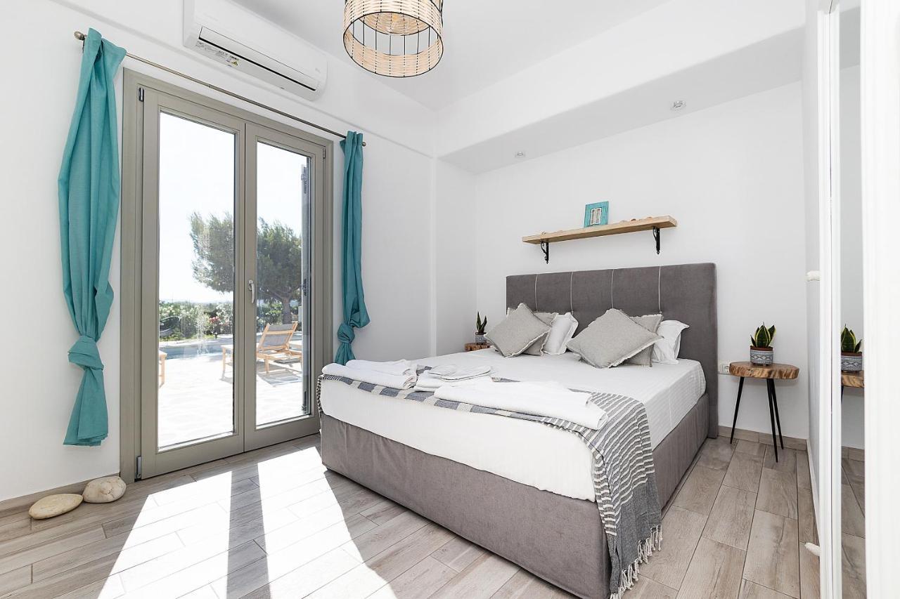 White Pearl Villa Naxos With Private Swimming Pool Naxos City Luaran gambar