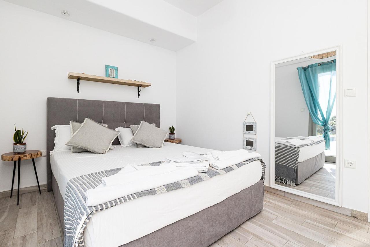 White Pearl Villa Naxos With Private Swimming Pool Naxos City Luaran gambar