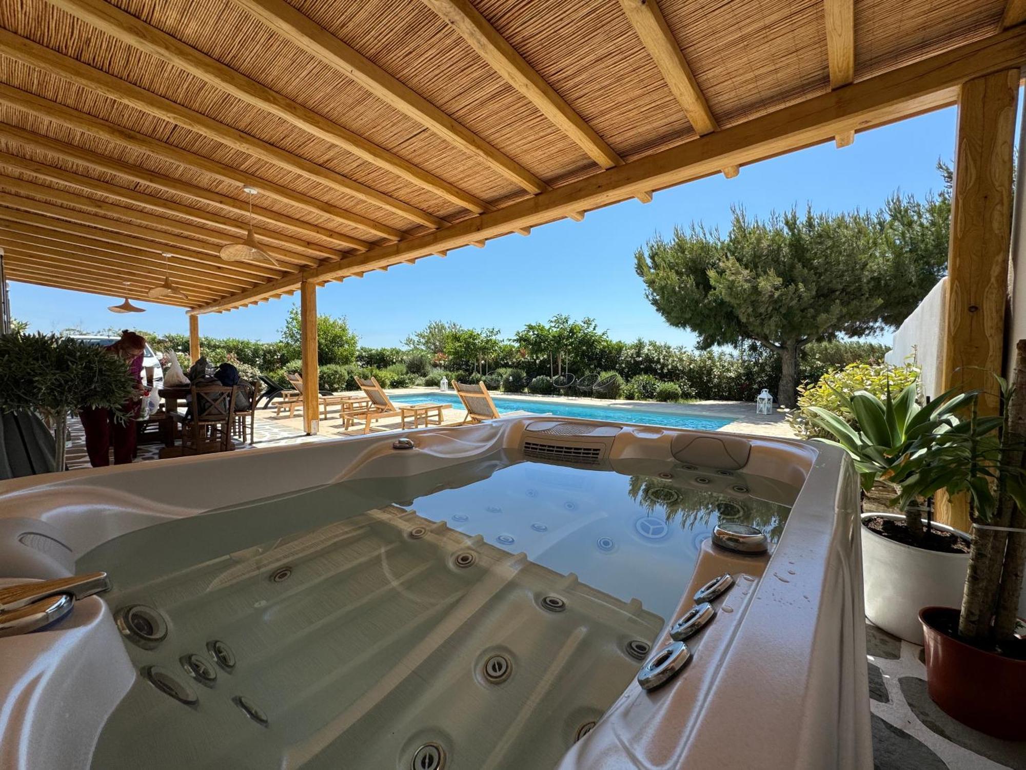White Pearl Villa Naxos With Private Swimming Pool Naxos City Luaran gambar